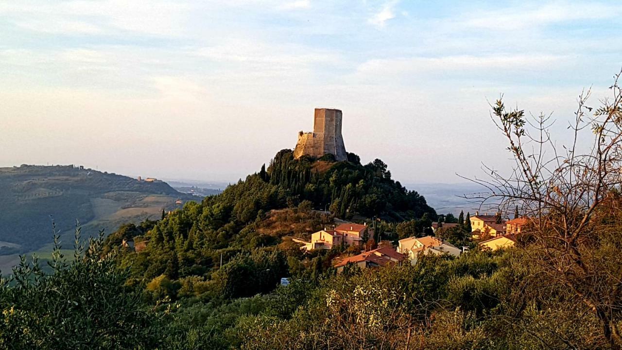 La Casa Del Susino Villa Castiglione dʼOrcia Exteriör bild